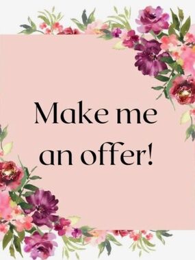 & Other Stories Floral Pink Typographic Wall Art